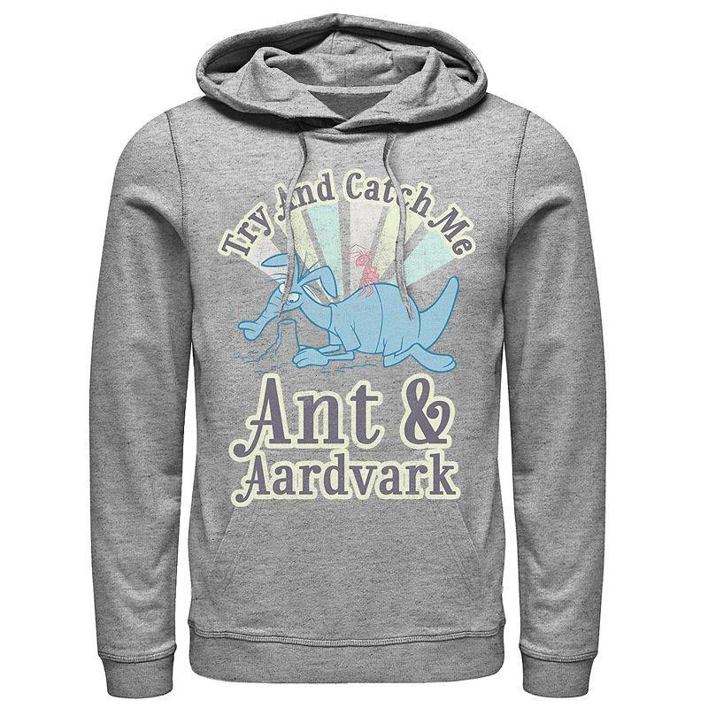 Mens Pink Panther Ant And Aardvark Try And Catch Me Graphic Hoodie Blue Product Image