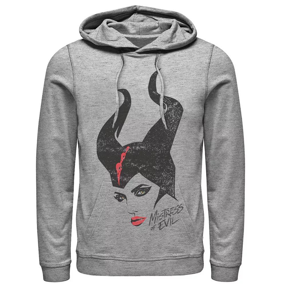 Disney's Maleficent Mistress Of Evil Sketch Men's Hoodie, Size: Medium, Athletic Grey Product Image