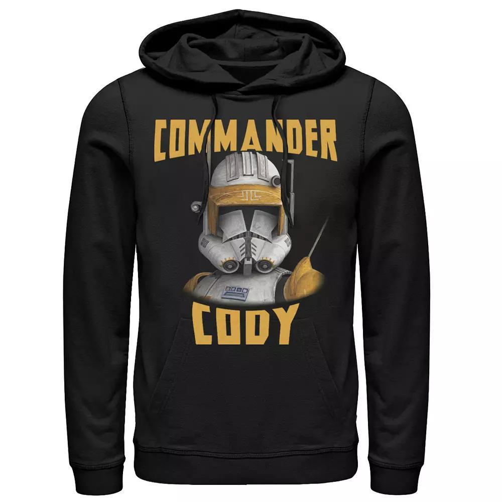 Men's Star Wars: Clone Wars Commander Cody Big Face Hoodie, Size: XL, Black Product Image