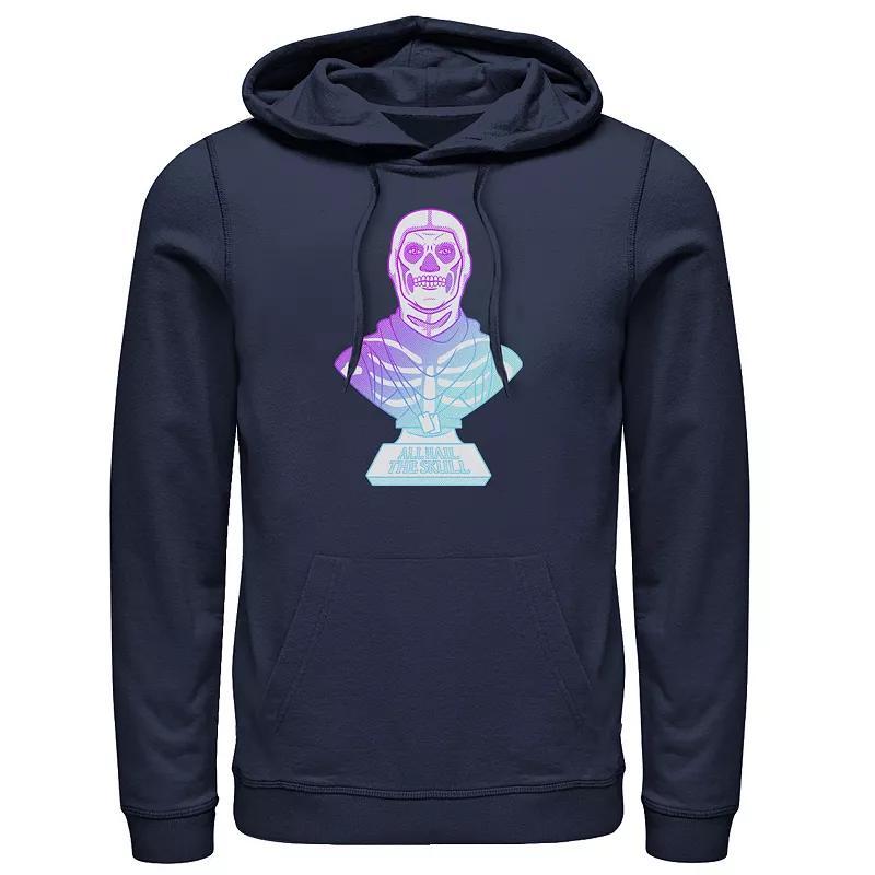 Men's Fortnite All Hail The Skull Hoodie, Size: Small, Blue Product Image