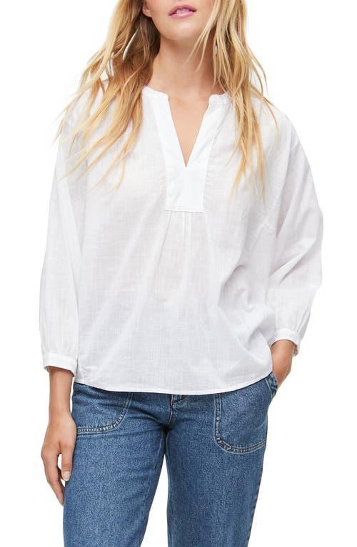 Michael Stars Charlie Popover Top (Admiral Stripe) Women's Clothing Product Image