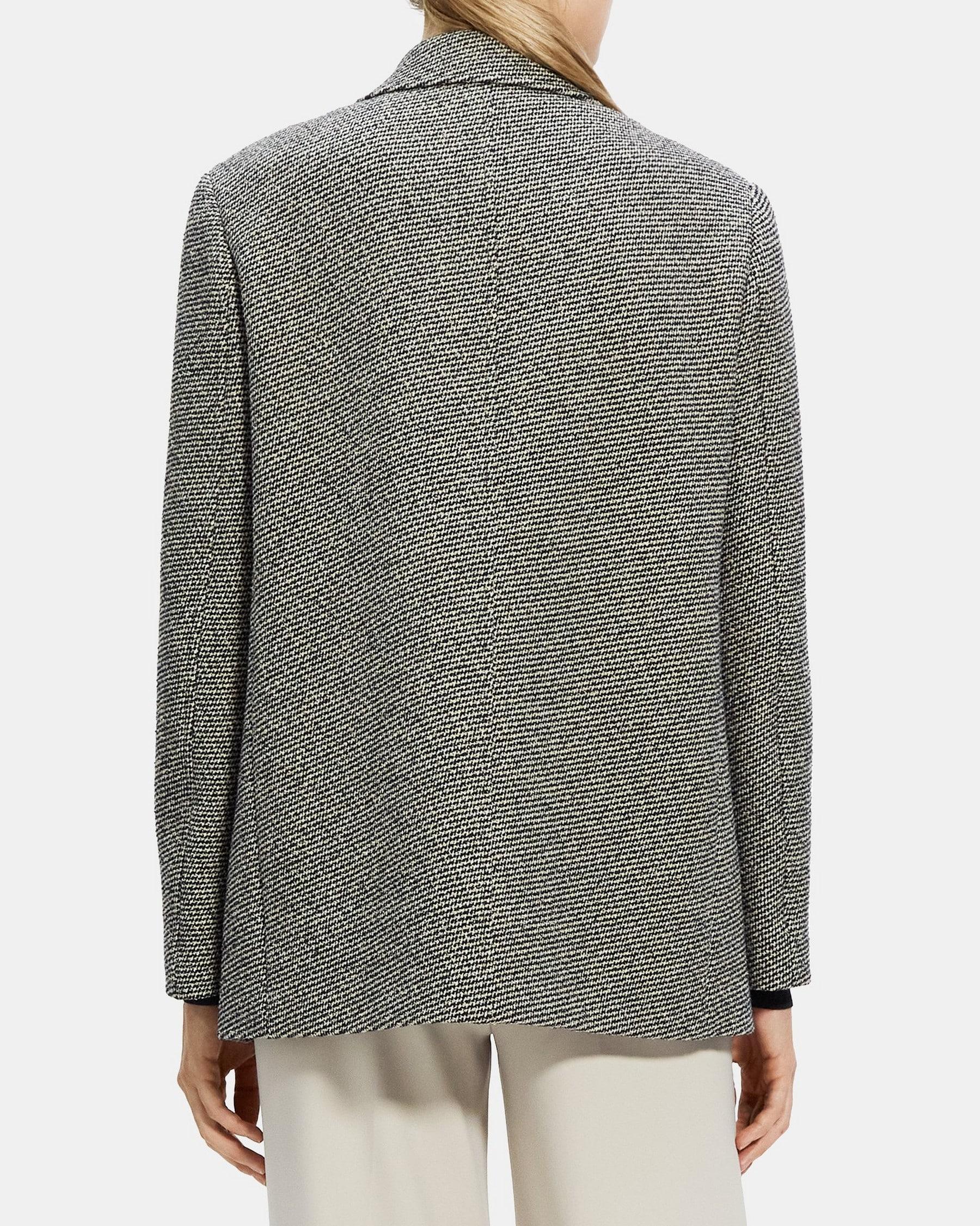 Relaxed Blazer in Stretch Tweed Product Image