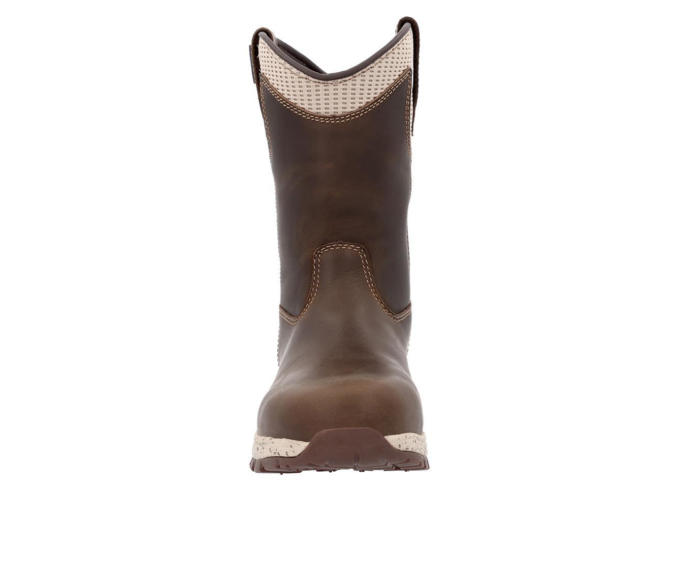 Women's Georgia Boot Eagle Trail Pull On Work Boots Product Image