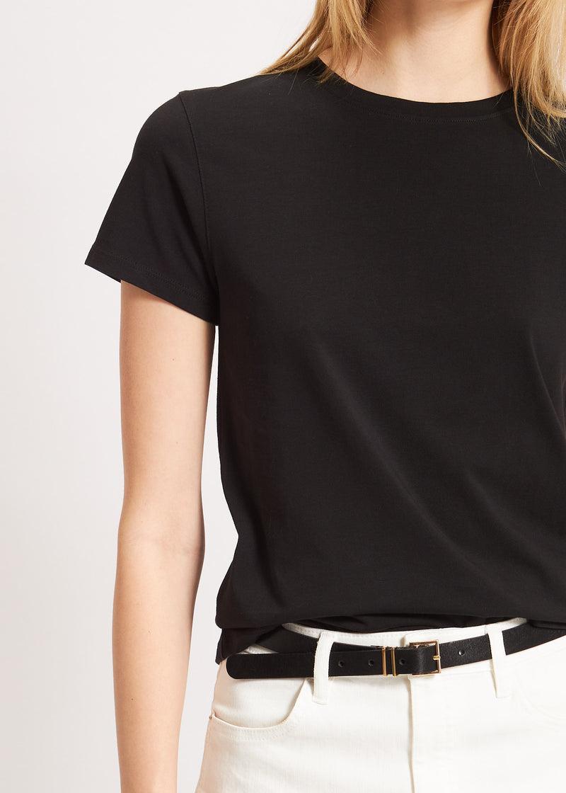 Patrick Assaraf Pima Cotton Stretch Slim T-Shirt Product Image
