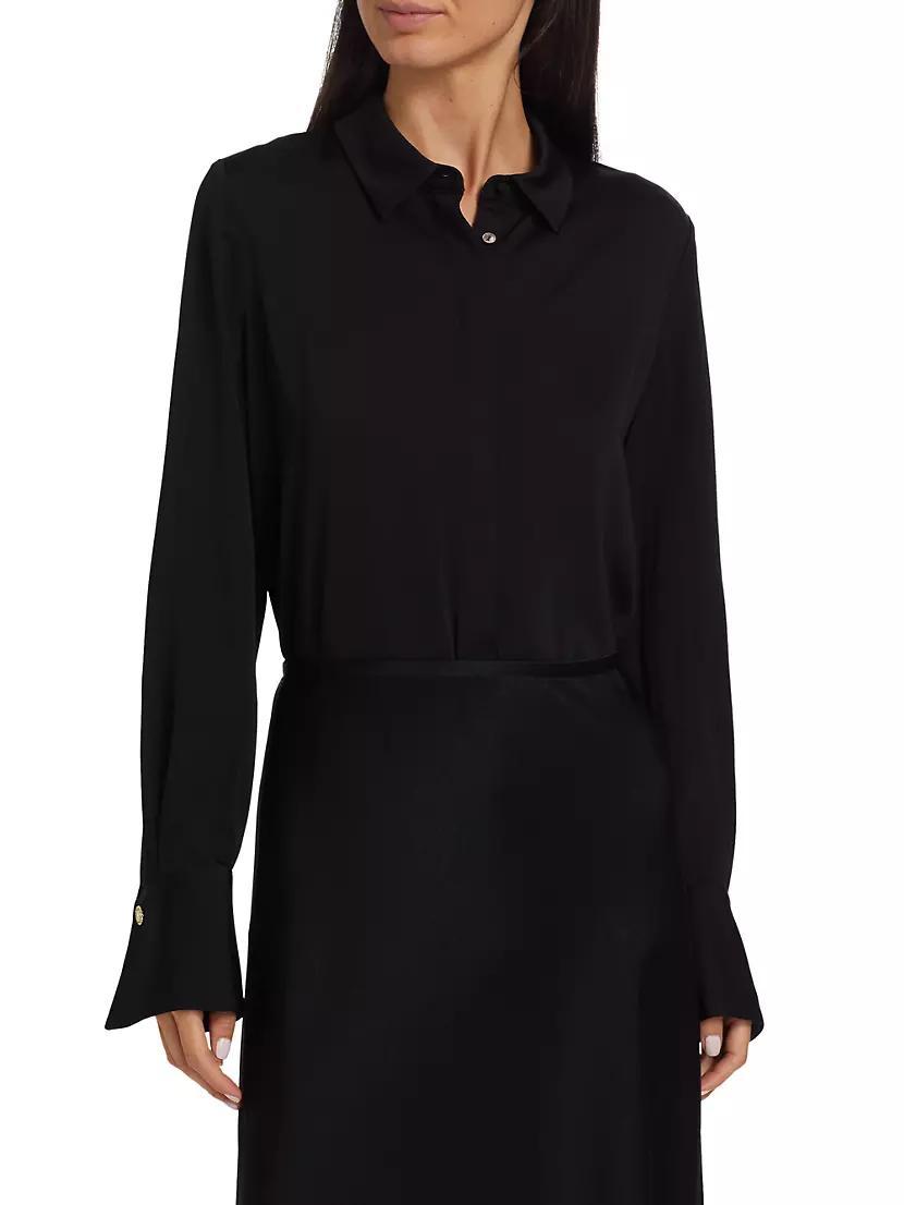 Lumi Button-Front Blouse Product Image