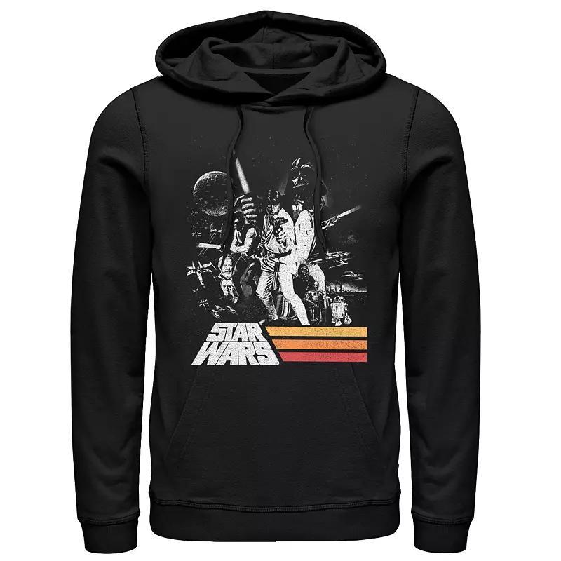 Men's Star Wars Classic Poster Pullover Hoodie, Size: Large, Black Product Image