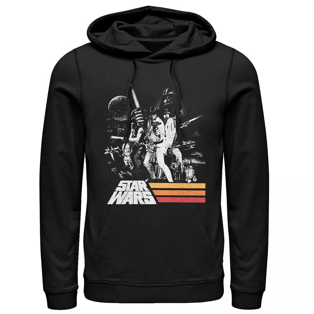 Men's Star Wars Classic Poster Pullover Hoodie, Size: Large, Black Product Image