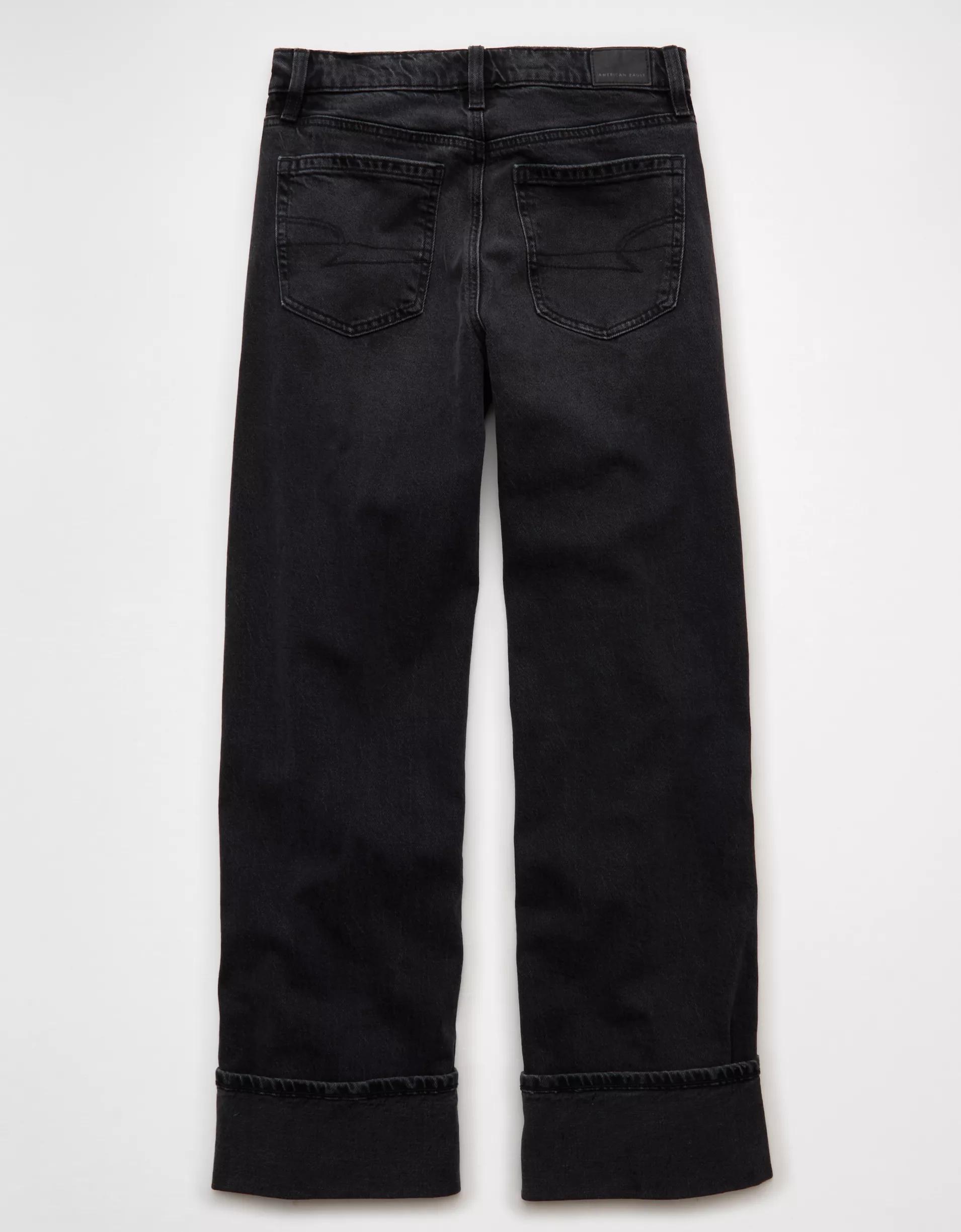 AE Stretch High-Waisted Stovepipe Jean Product Image