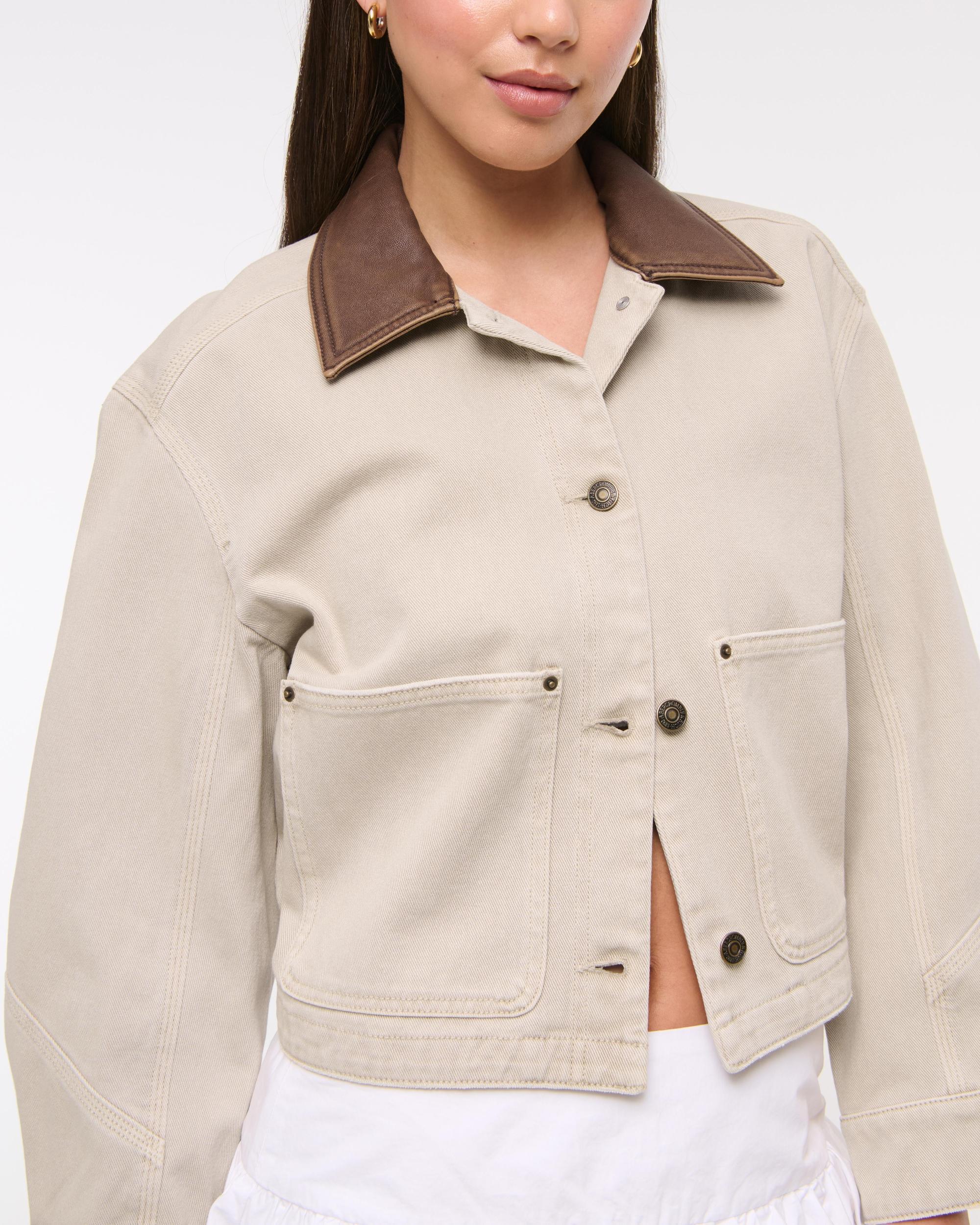 Short Twill Barn Jacket Product Image
