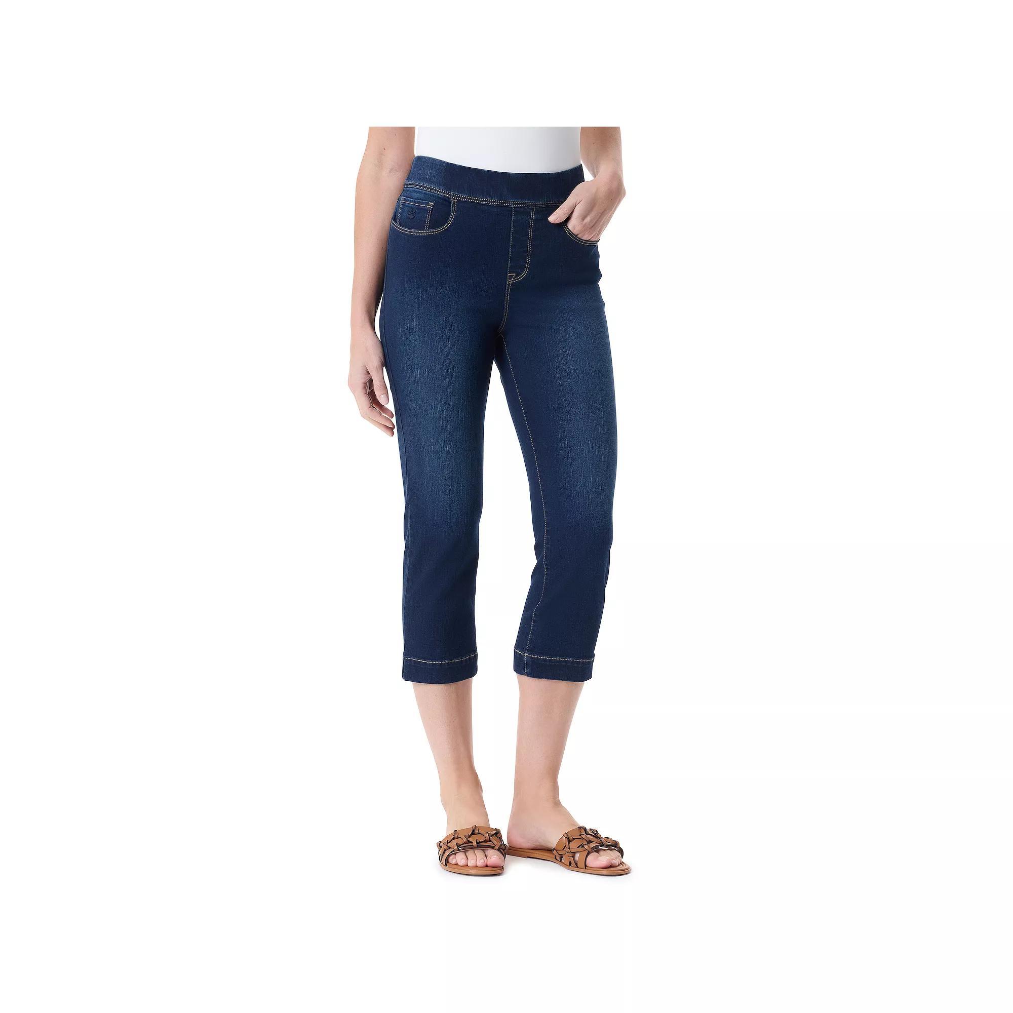 Womens Gloria Vanderbilt Amanda Pull-On Capri Pants Product Image