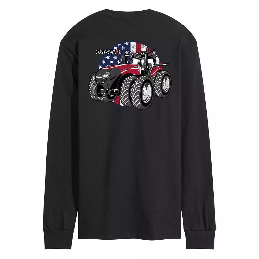 Mens Case IH Magnum With Flag Long Sleeve Tee Product Image