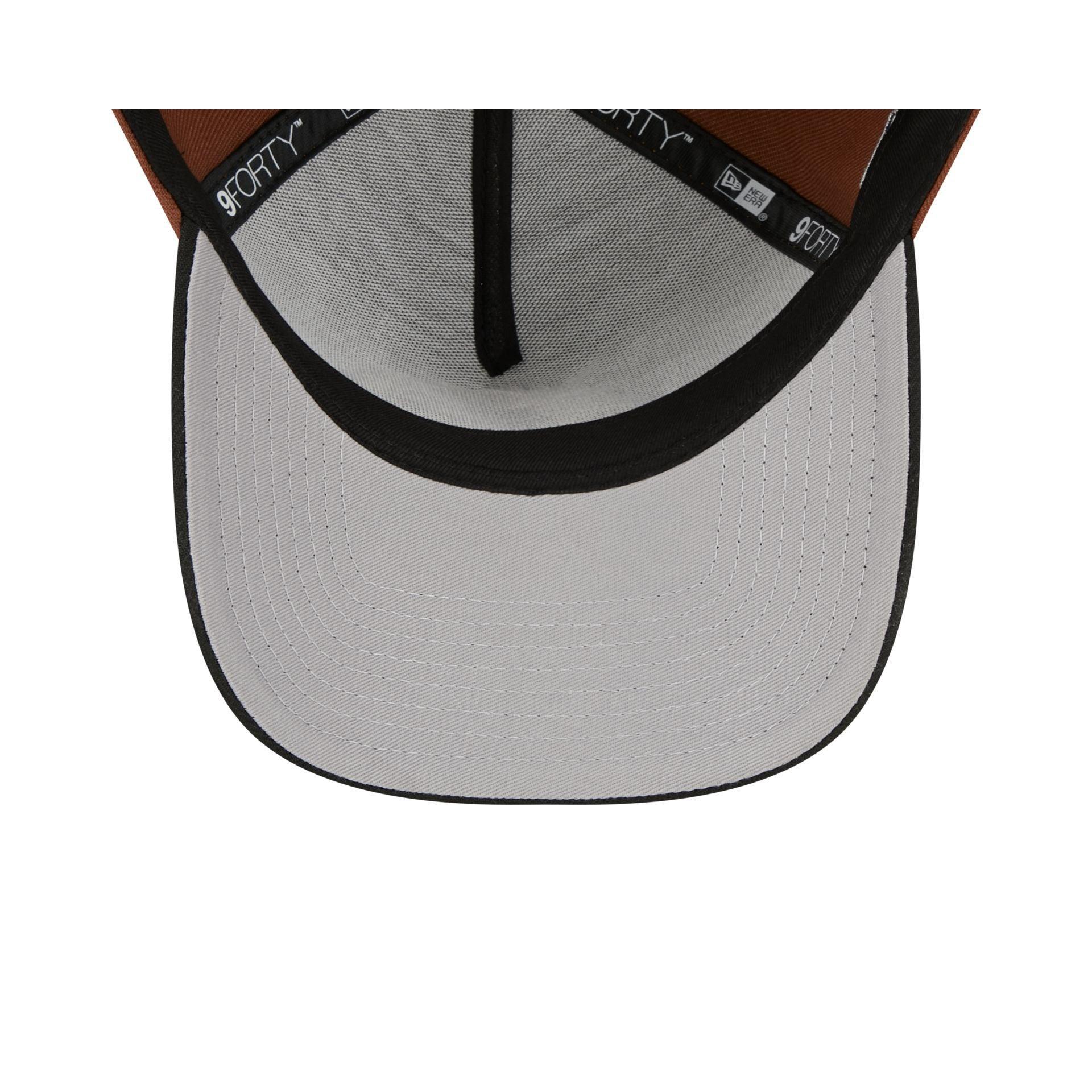 Cincinnati Reds Pattern Denim 9FORTY A-Frame Trucker Hat Male Product Image