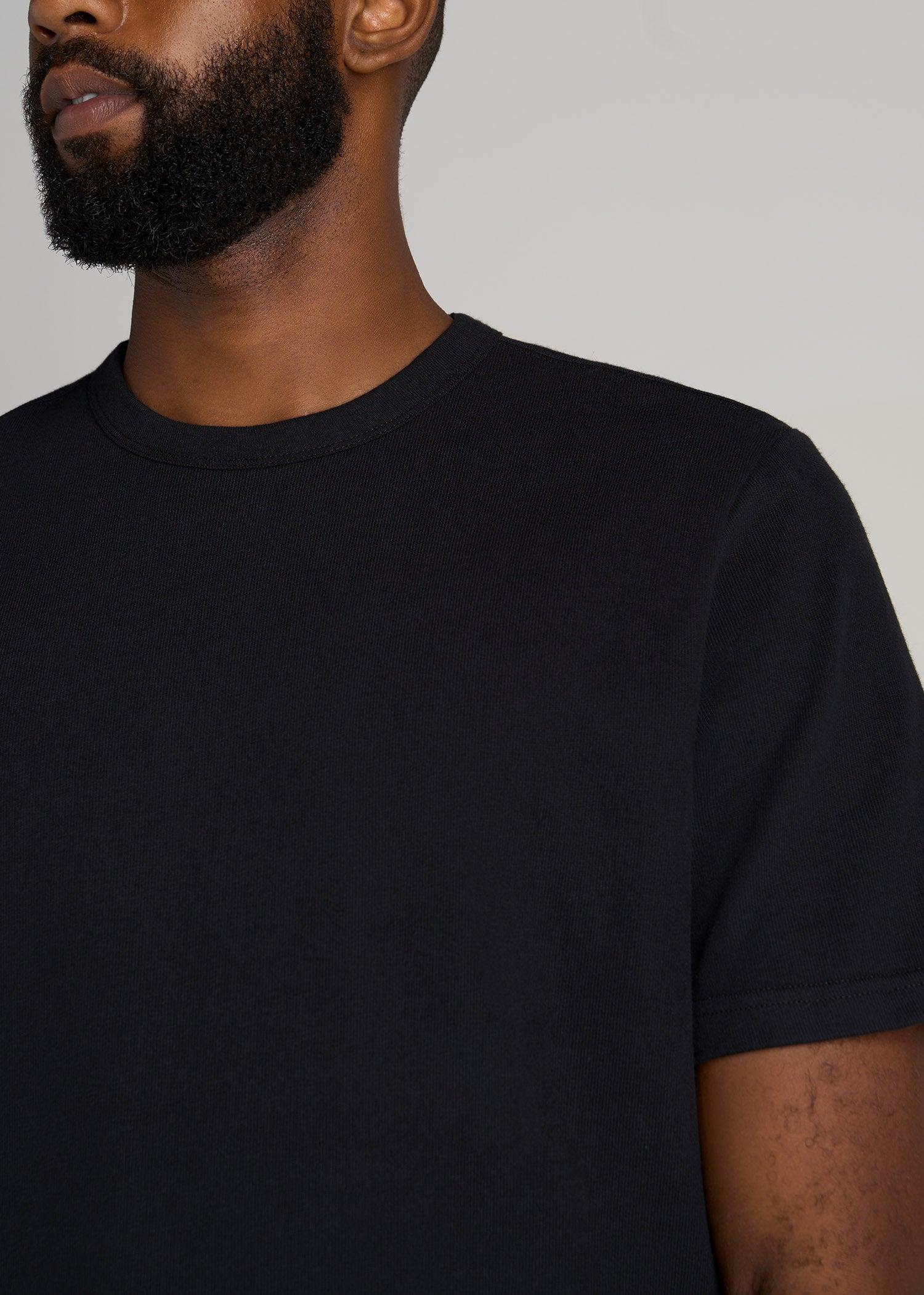 LJ&S Heavyweight RELAXED-FIT Tall Tee in Sumac Red Product Image