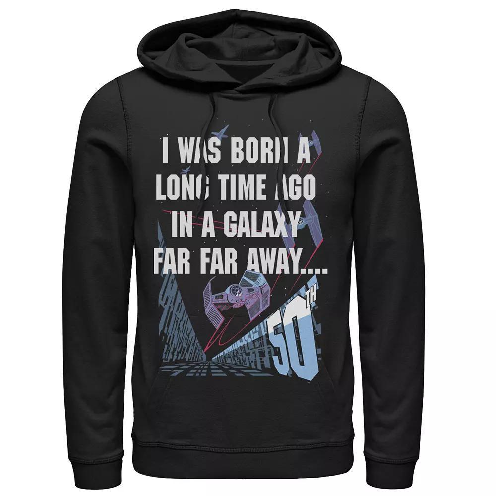 Men's Star Wars Battle Of Hoth Ugly Christmas Sweater Graphic Pullover Graphic Hoodie, Size: XL, Grey Heather Product Image