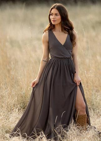 Miriam Dress in Charcoal Female Product Image