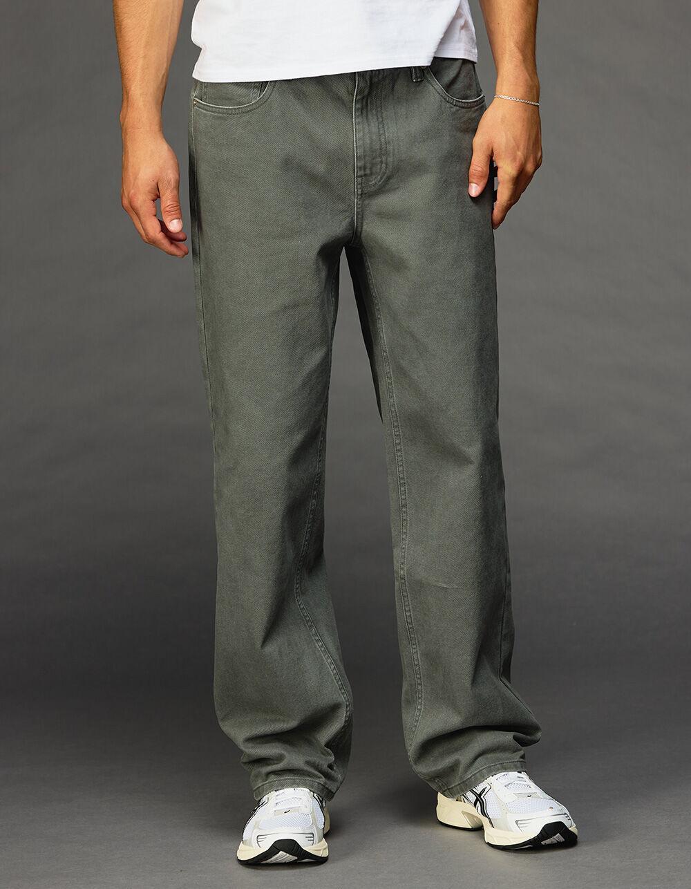 RSQ Mens Straight 5 Pocket Pants - DARK GRAY Product Image