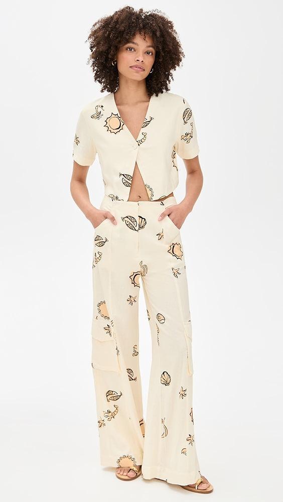 Dress To Shirt In Low Tide Print | Shopbop Product Image