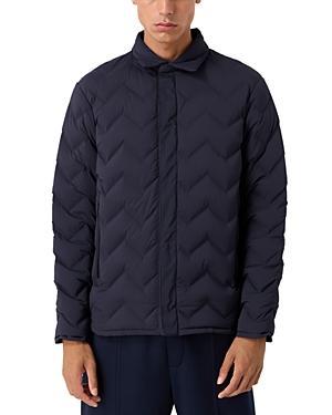 Mens Zigzag Quilted Down Jacket Product Image