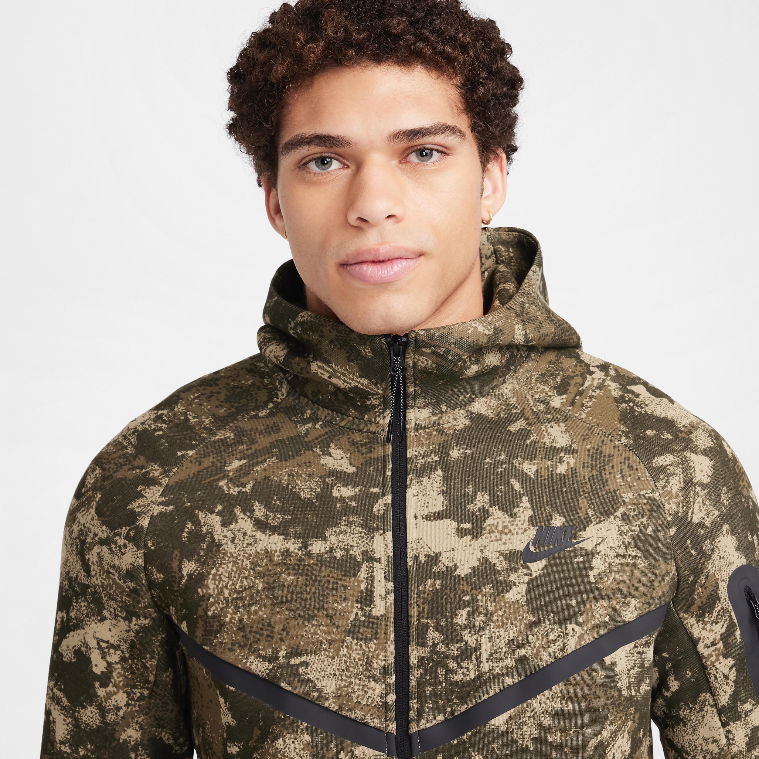 Nike Men's Tech Windrunner Fleece Full-Zip Hoodie Product Image