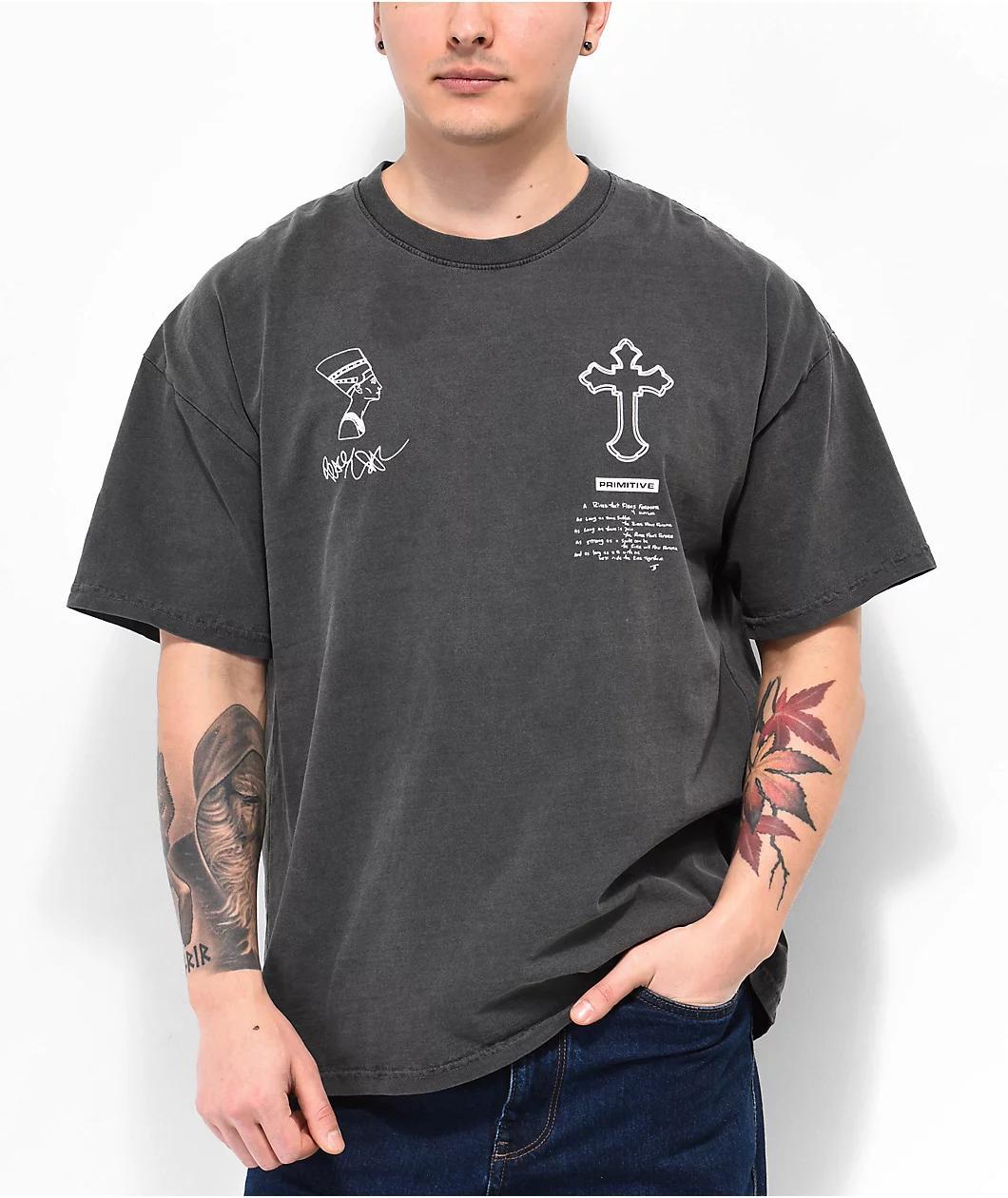 Primitive x Tupac Forever Black Wash T-Shirt Product Image