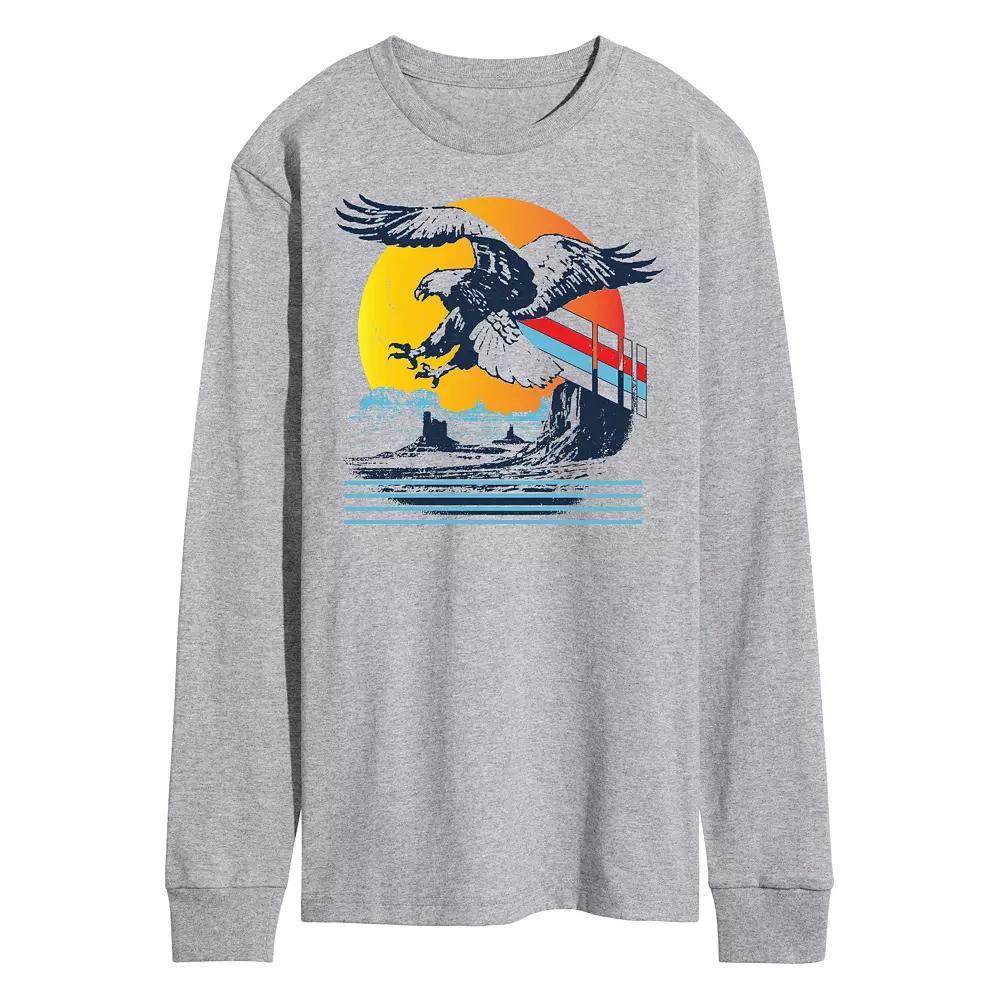 Men's Desert Eagle Long Sleeve Tee, Size: Large, Gray Product Image