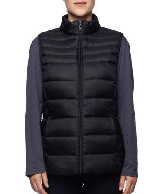 Rokka&Rolla Women's Quilted Puffer Vest-Mauve, size X Large Product Image