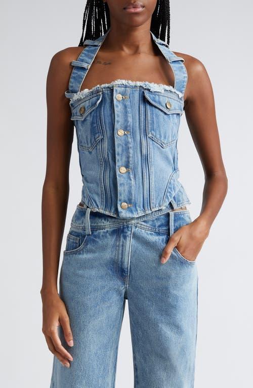 Halter Denim Bustier Product Image