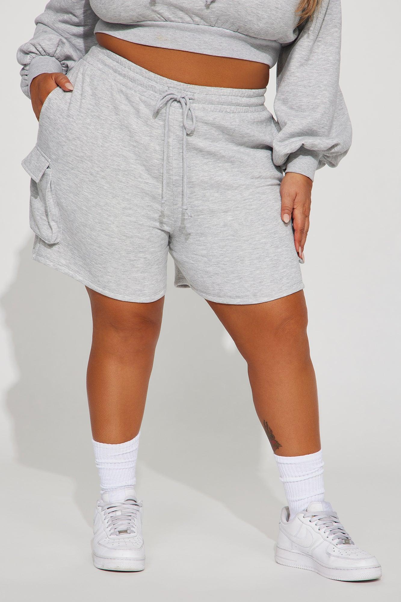 Easy Weekends Lounge Shorts - Heather Grey Product Image