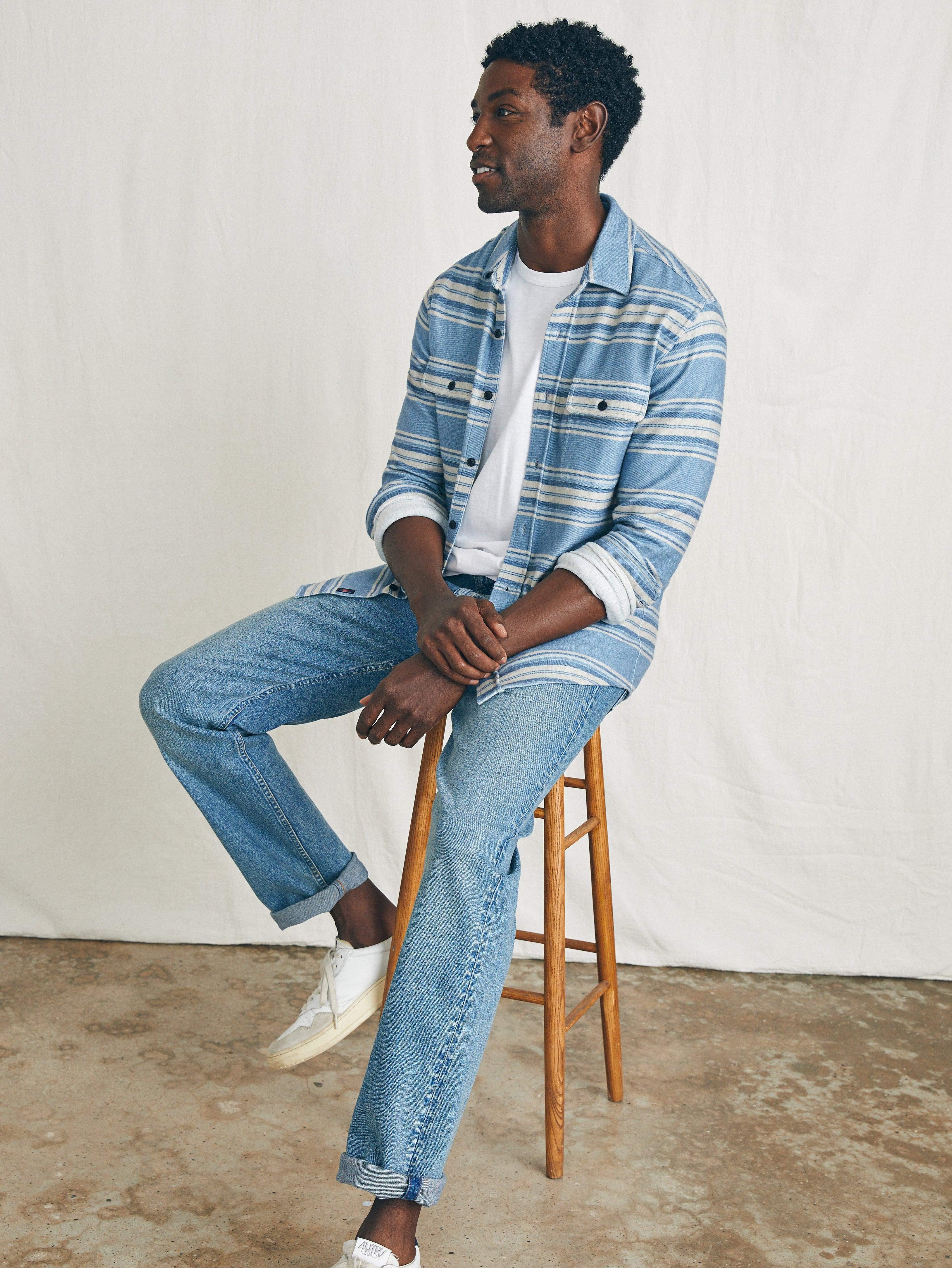 Legend™ Sweater Shirt - Ocean Shore Stripe Male Product Image