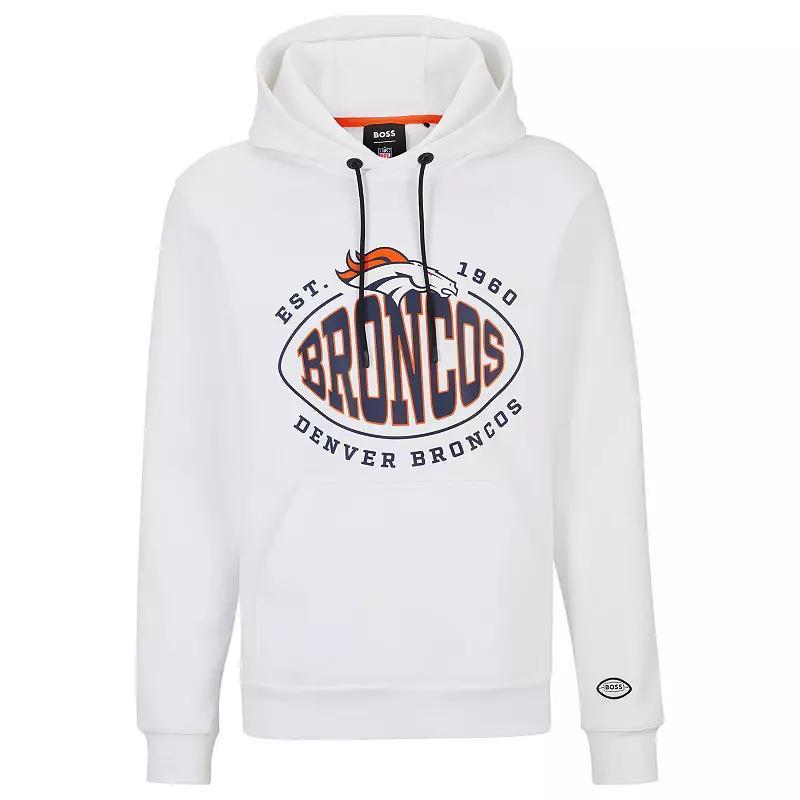 Men's BOSS X NFL  Black Minnesota Vikings Touchback Pullover Hoodie, Size: Medium Product Image