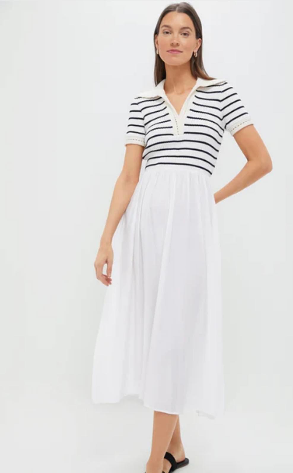 Moon River Twofer Midi Dress Product Image