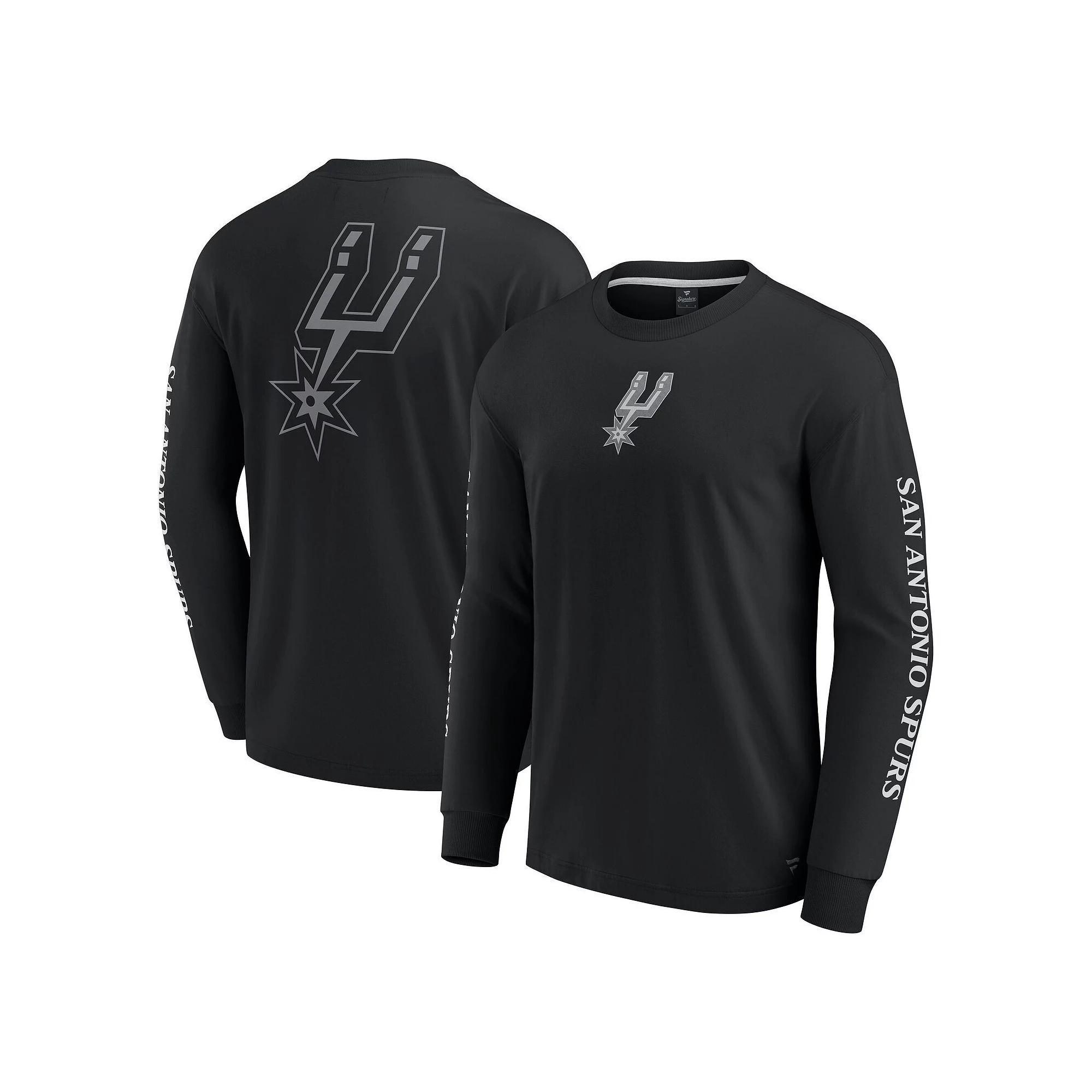 Men's Fanatics Black San Antonio Spurs Elements Strive Long Sleeve T-Shirt, Size: Medium Product Image