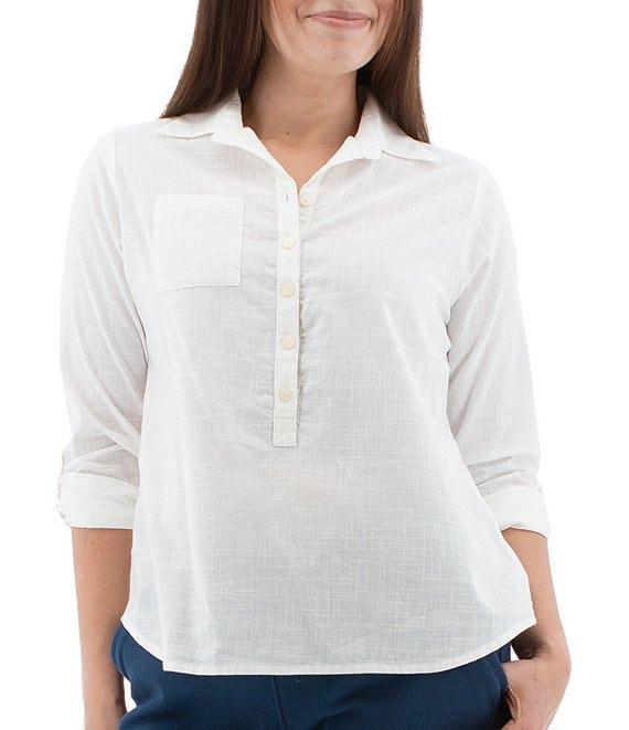 Aventura Devon Collared Long Sleeve Top Product Image