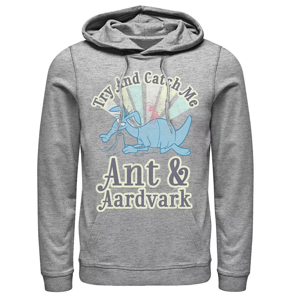 Mens Pink Panther Ant And Aardvark Try And Catch Me Graphic Hoodie Blue Product Image