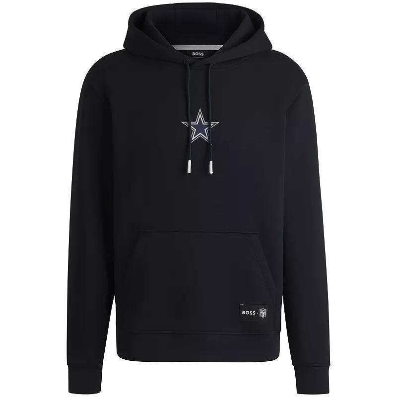 Unisex Hugo Boss Navy Dallas Cowboys Woodson Tri-Blend Hoodie, Adult Unisex, Size: Small, Blue Product Image