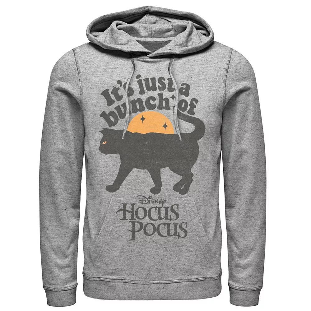 Disney's Hocus Pocus Thackery Binx It's Just A Bunch Of Men's Hoodie, Size: Small, Athletic Grey Product Image