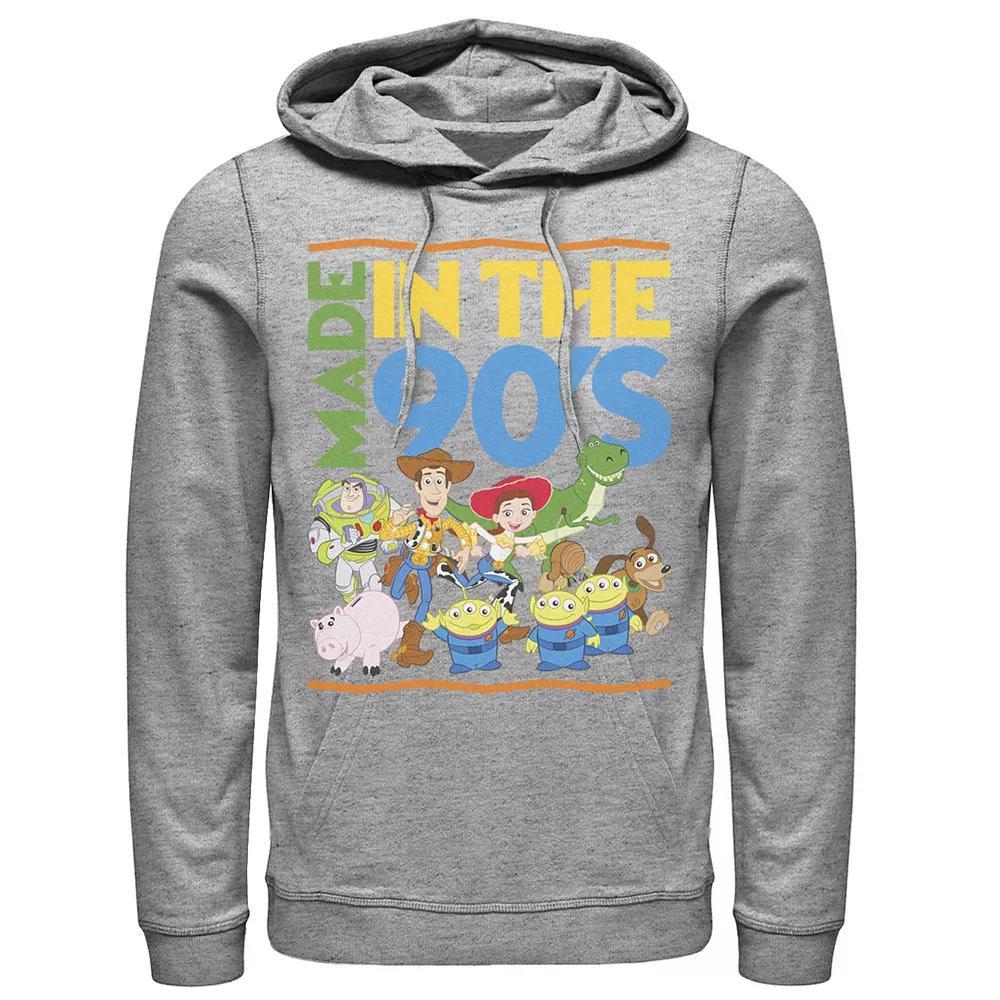 Disney / Pixar's Toy Story Men's Made in the 90's Hoodie, Size: Medium, Athletic Grey Product Image
