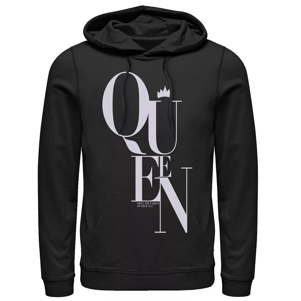 Disney's Snow White Men's Evil Queen Quote Hoodie, Size: Medium, Black Product Image