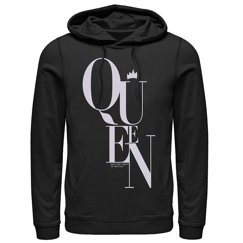 Disney's Snow White Men's Evil Queen Quote Hoodie, Size: Medium, Black Product Image