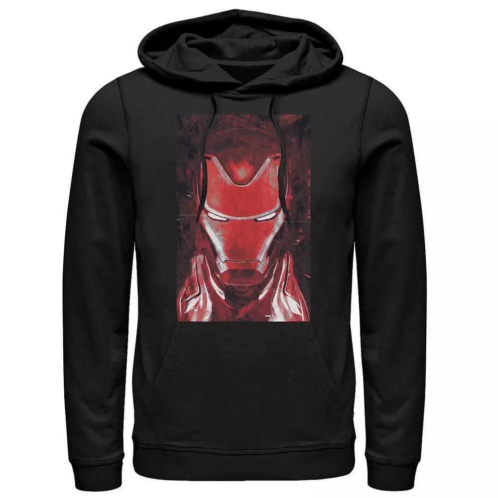 Men's Star Trek Discovery Rainbow Striped Ship Hoodie, Size: 3XL, Black Product Image