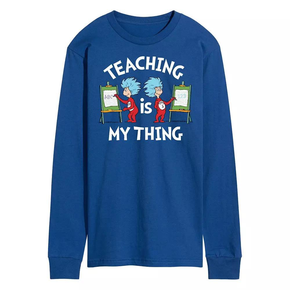 Mens Dr. Seuss Teaching Is My Thing Long Sleeve Product Image