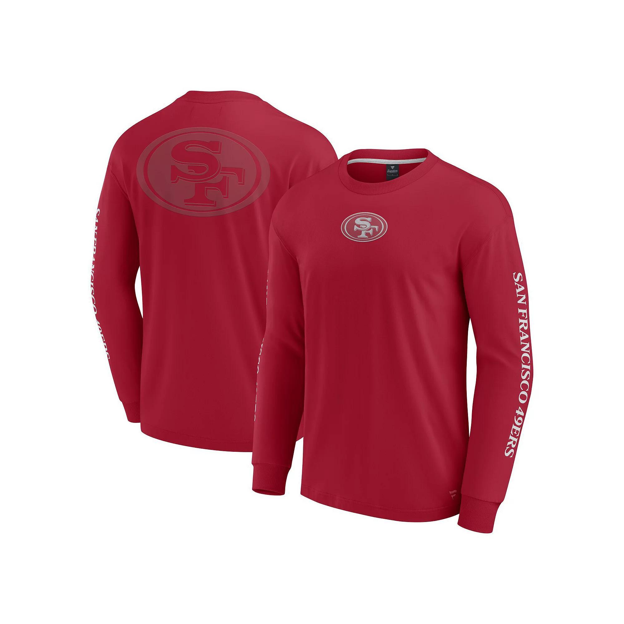 Unisex Fanatics  Scarlet San Francisco 49ers Elements Strive Long Sleeve T-Shirt, Adult Unisex, Size: Small, Red Product Image