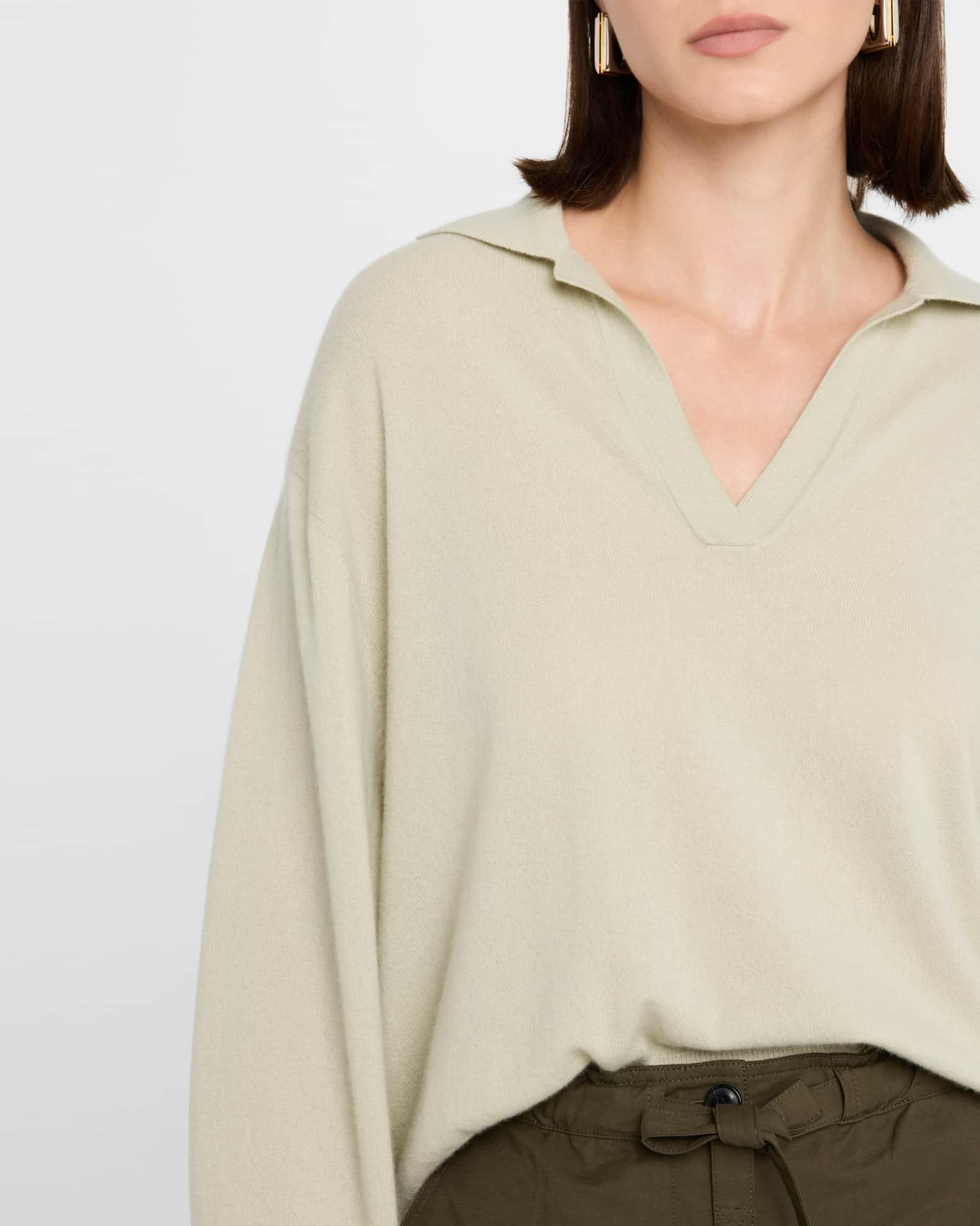 Oxford Long-Sleeve Cashmere Pullover Product Image
