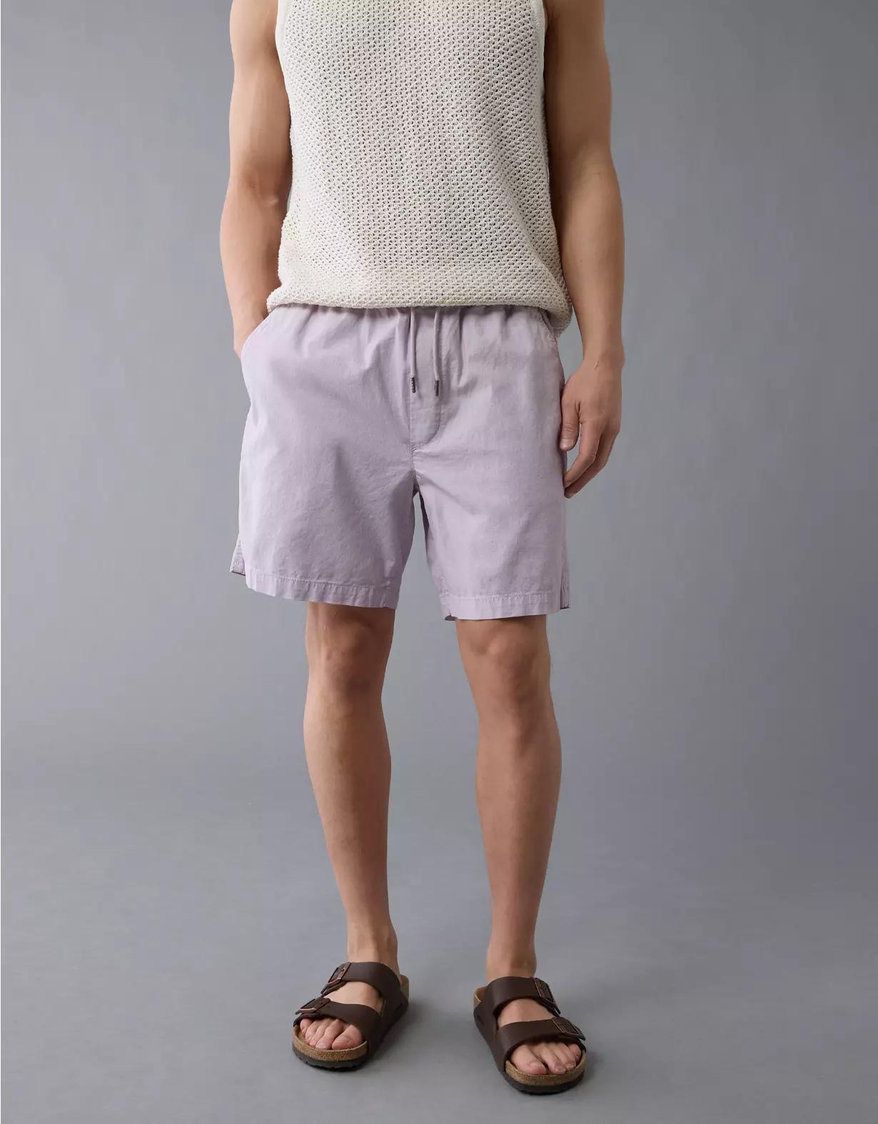 AE 7" Flex Linen-Blend Trekker Short Product Image