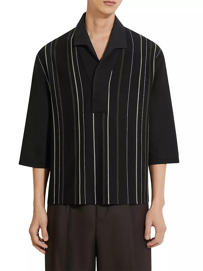 Silk Polo Shirt Product Image