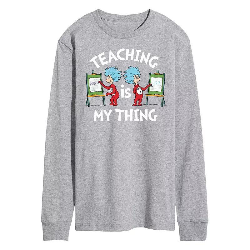 Mens Dr. Seuss Teaching Is My Thing Long Sleeve Product Image