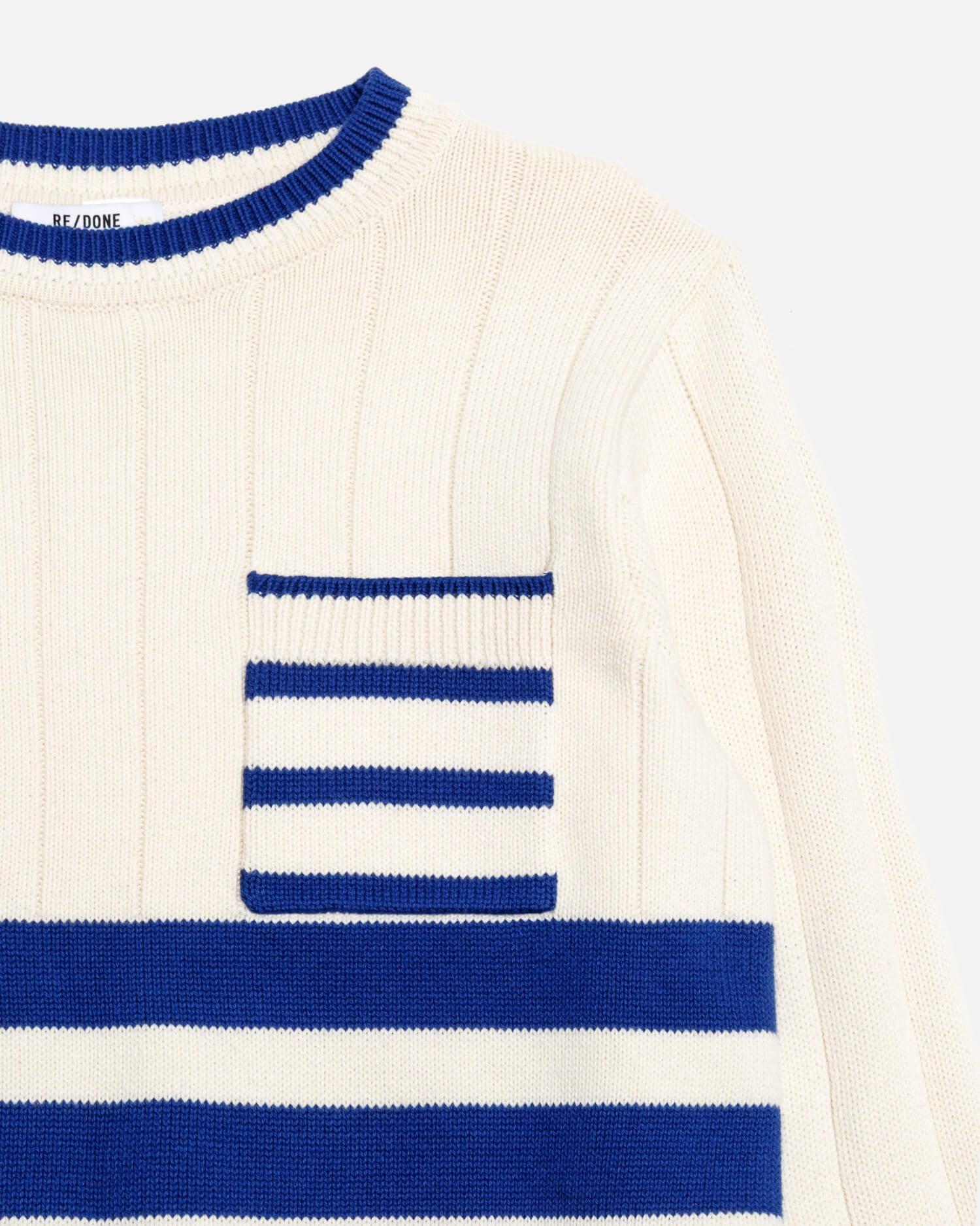 The Nash Crewneck - Ivory Combo Female Product Image