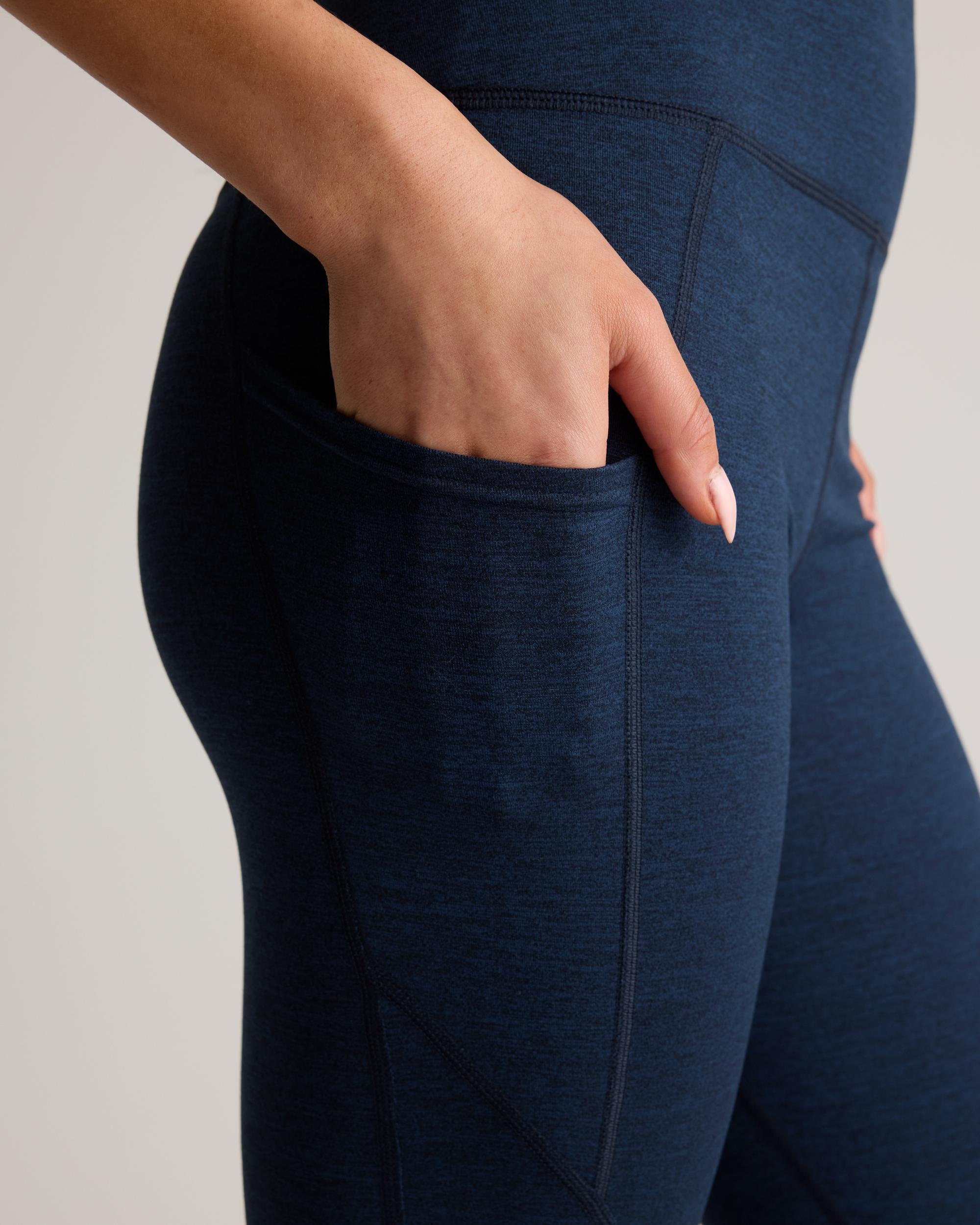 Quince | Women's Ultra-Soft High-Rise Pocket Legging Size XS, Nylon/Spandex Product Image