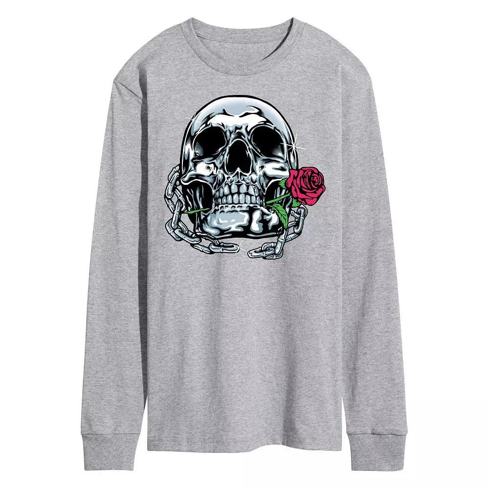 Mens Shiny Skull Tee Product Image