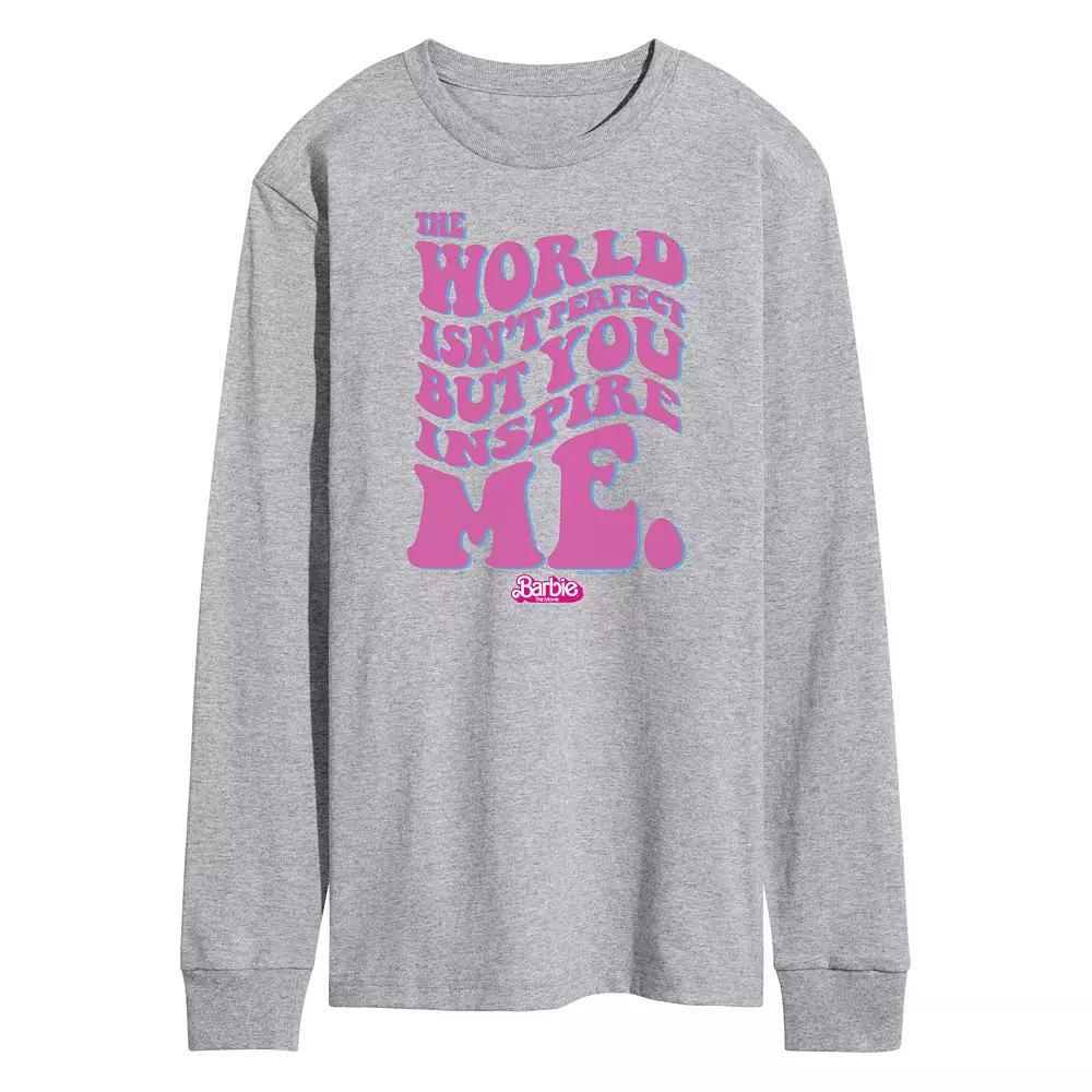 Mens Barbie Theatrical You Inspire Me Long Sleeve Graphic Tee Product Image
